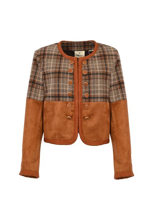 Giacca in maglia e velluto AMOSA | A25FWGI03U.V.