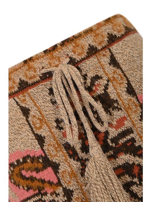 Gonna in maglia di misto lana jacquard AMOSA | A25FWGM01U.V.