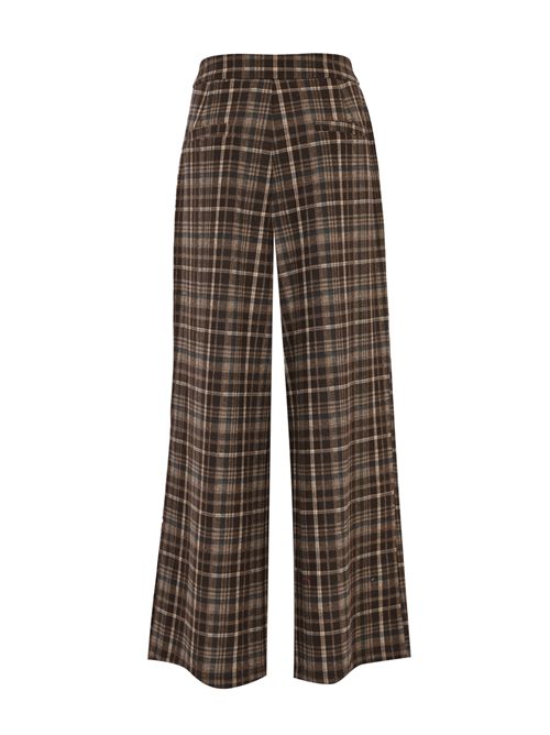 Pantalone in misto lana check AMOSA | A25FWPA06U.V.