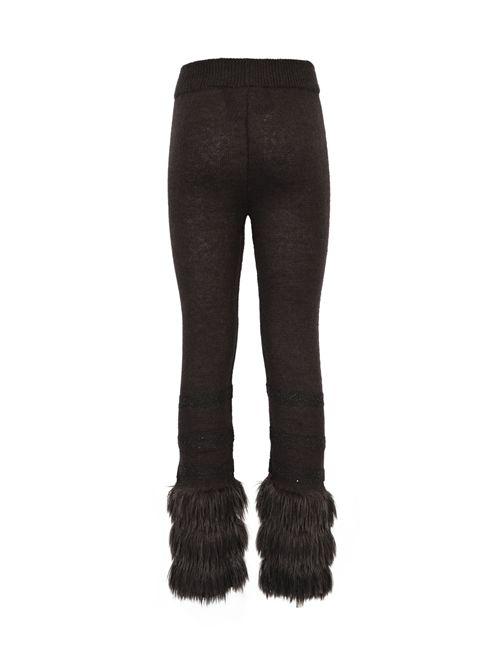 Pantalone in maglia di misto lana con frange al fondo AMOSA | A25FWPM20U.V.