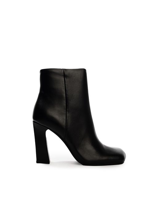 Stivaletto Alina in pelle Nero Ash | ALINA01