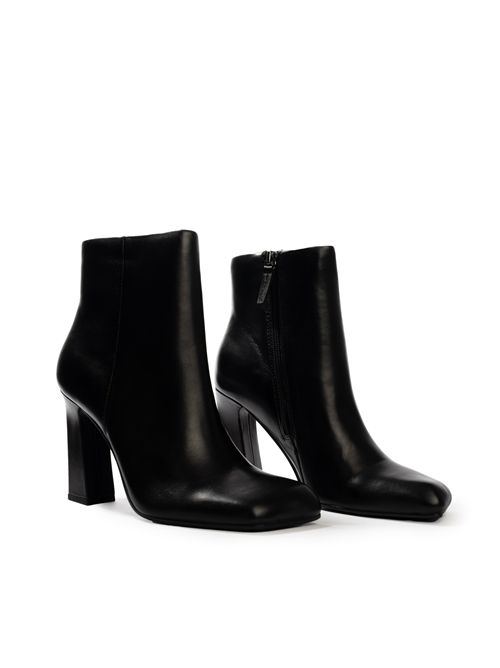 Stivaletto Alina in pelle Nero Ash | ALINA01