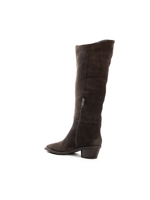 Stivale Harpo in pelle scamosciata Ash | HARPO02