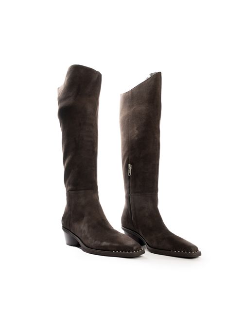 Stivale Harpo in pelle scamosciata Ash | HARPO02