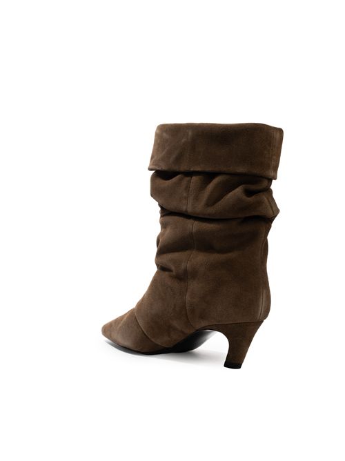 Stivaletto Virgee in suede Ash | VIRGEE01