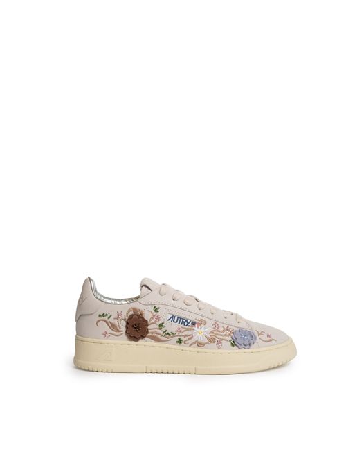 Sneakers Dallas Floral in suede Bianco AUTRY | ADLWEY02