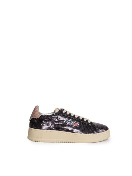 Sneakers Dallas Low Sparkling in paillettes Steel AUTRY | ADLWTI02