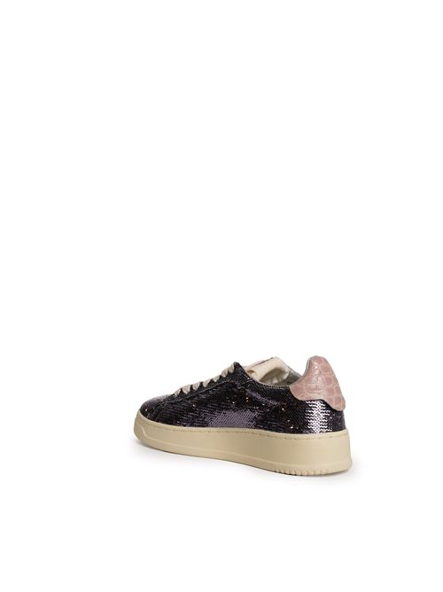 Sneakers Dallas Low Sparkling in paillettes Steel AUTRY | ADLWTI02