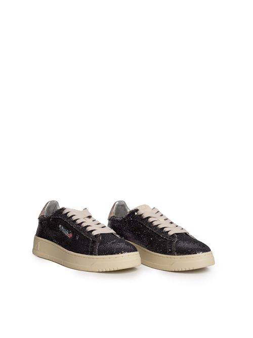 Sneakers Dallas Low Sparkling in paillettes Steel AUTRY | ADLWTI02