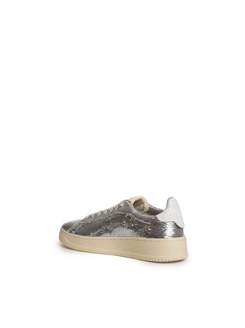 Sneakers Dallas Low Sparkling in paillettes Silver AUTRY | ADLWTI05
