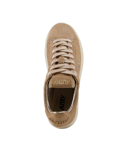 Sneakers Dallas Low in suede stars Sand AUTRY | ADLWUS02