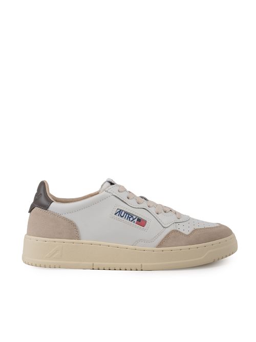 Sneakers Medalist Low in pelle e suede White/Morel AUTRY | AULMLS01