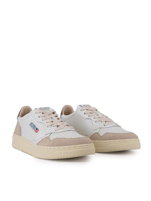Sneakers Medalist Low in pelle e suede White/Morel AUTRY | AULMLS01