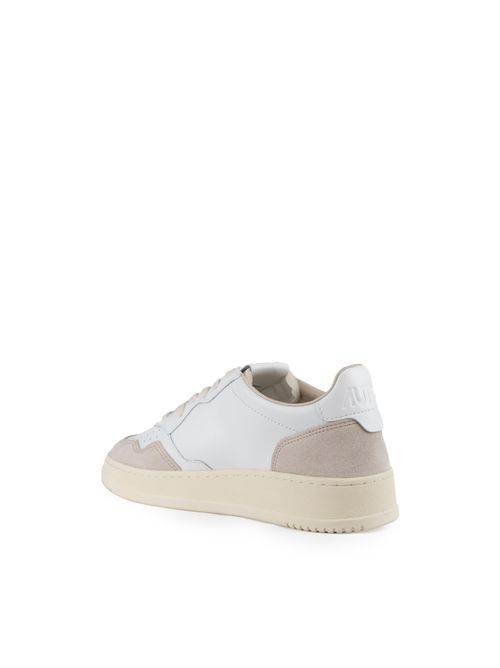 Sneakers Medalist Low in pelle e suede Bianco AUTRY | AULMLS33