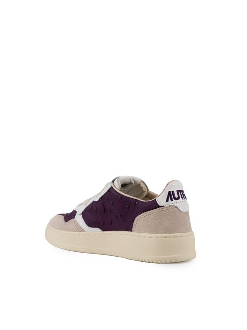 Sneakers Autry Medalist Low in pelle e suede Bordeaux/Sand AUTRY | AULWER01