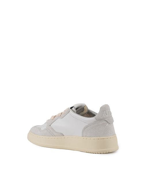 Sneakers Medalist Low in pelle e suede stars White AUTRY | AULWTA01