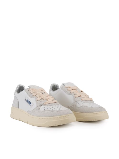 Sneakers Medalist Low in pelle e suede stars White AUTRY | AULWTA01