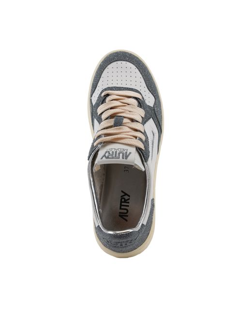 Sneakers Medalist Low in pelle e suede stars White/Cinepro AUTRY | AULWTA02