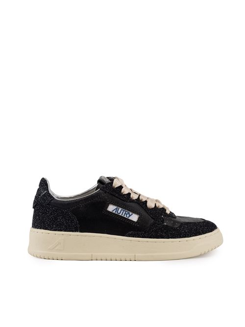 Sneakers Medalist Low in pelle e suede stars Black AUTRY | AULWTA06