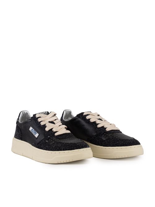 Sneakers Medalist Low in pelle e suede stars Black AUTRY | AULWTA06