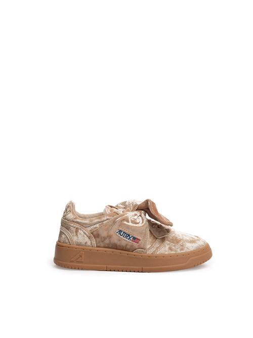 Sneakers Medalist Low Velvet Bow Beige AUTRY | AULWVF04