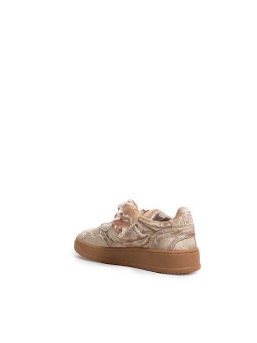Sneakers Medalist Low Velvet Bow Beige AUTRY | AULWVF04