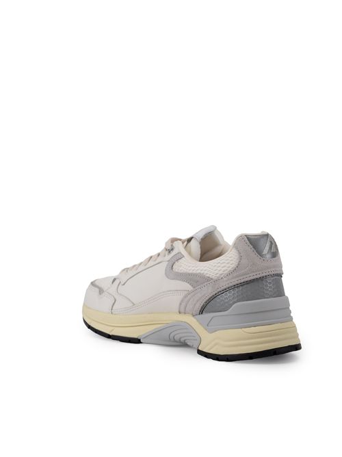 Sneakers Hyperway in mesh e suede Bianco/Grigio AUTRY | HYLMGN01
