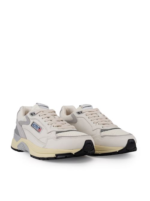 Sneakers Hyperway in mesh e suede Bianco/Grigio AUTRY | HYLMGN01