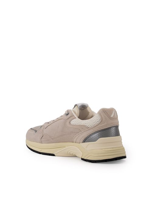 Sneakers Hyperway in mesh e suede Sand/Argento AUTRY | HYLMUM03