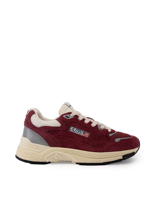 Sneakers Hyperway in mesh e suede Vinery/Argento AUTRY | HYLWUM12