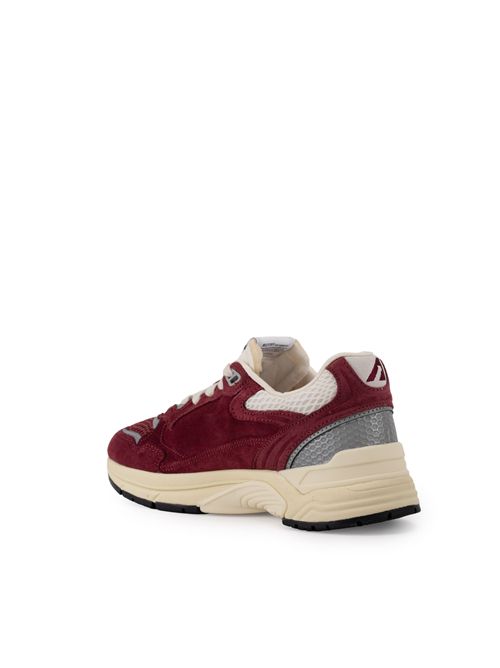 Sneakers Hyperway in mesh e suede Vinery/Argento AUTRY | HYLWUM12