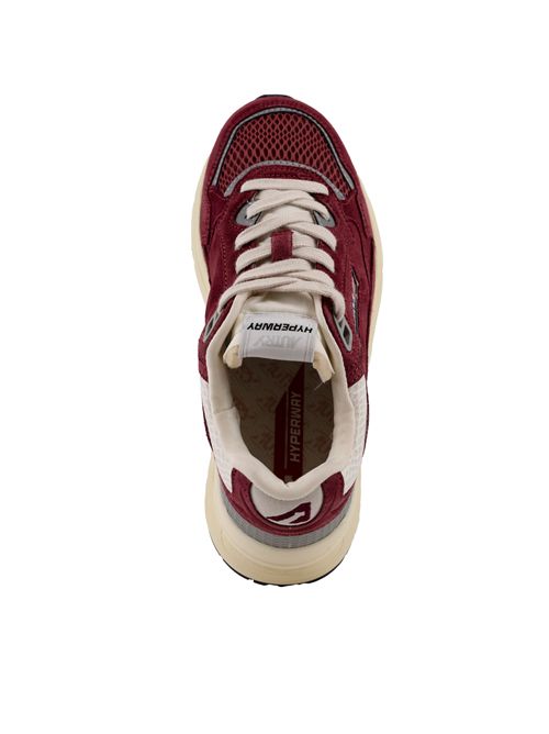 Sneakers Hyperway in mesh e suede Vinery/Argento AUTRY | HYLWUM12