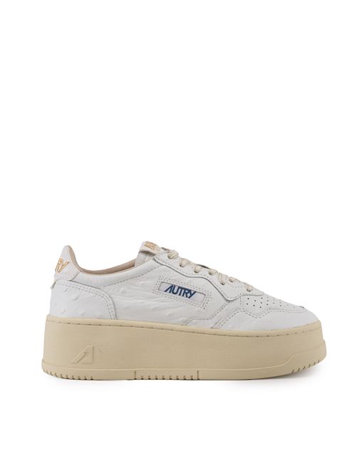 Sneakers Medalist Platform in pelle borchiata Ostry White AUTRY | PTLWOT01