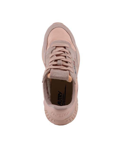 Sneakers Reelwind Low in nylon e suede Creole Pink AUTRY | WWLWRM02