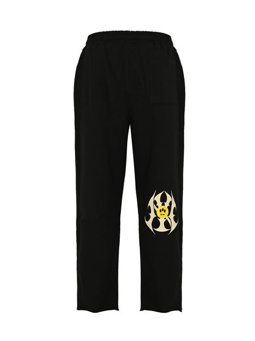 Pantalone in cotone con stampa logo Hall Of Fame Black Barrow | F5BWUAFP045110
