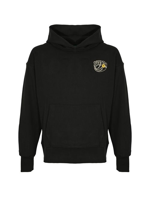 Felpa Baseball Bear in cotone Nero Barrow | F5BWUAHS051110