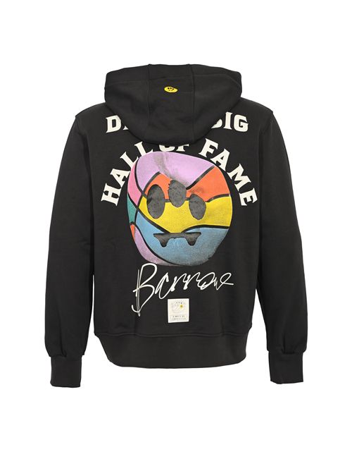 Felpa Hall Of Fame in cotone Asfalto Barrow | F5BWUAHS126251