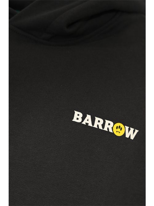 Felpa Hall Of Fame in cotone Asfalto Barrow | F5BWUAHS126251