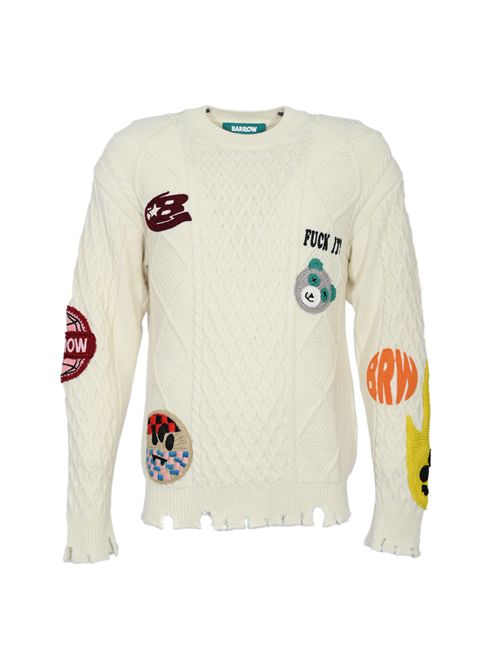 Maglione in misto lana con ricami Barrow | F5BWUAJP115013