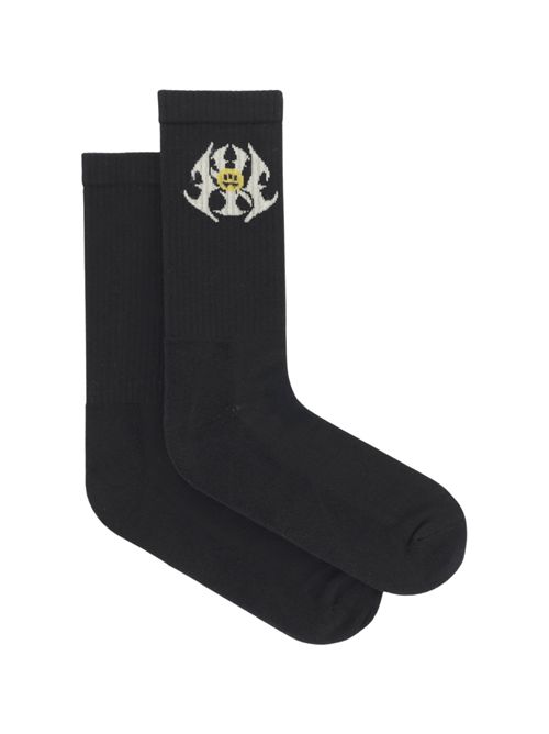 Calzini in misto cotone con logo Nero Barrow | F5BWUASO046110