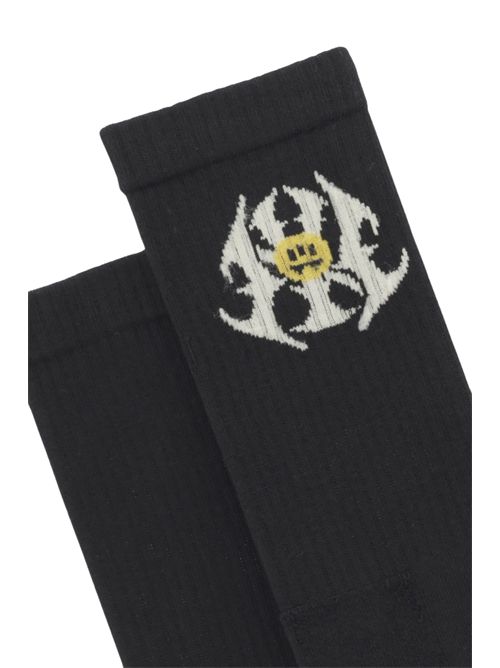 Calzini in misto cotone con logo Nero Barrow | F5BWUASO046110