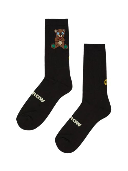 Calzini in misto cotone con logo teddy bear Nero Barrow | F5BWUASO057110
