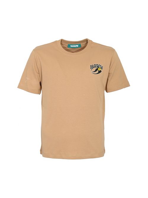 T-shirt in cotone con stampa Teddy baseball Lark Barrow | F5BWUATH053307