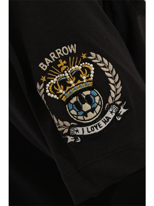 T-shirt in cotone con stampa Napoli Asfalto Barrow | F5BWUATH076251