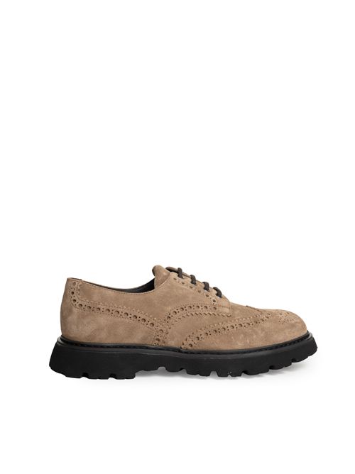 Scarpa stringata Derby Coda di rondine in suede DOUCAL'S | DU3225GOTNUF009NM08