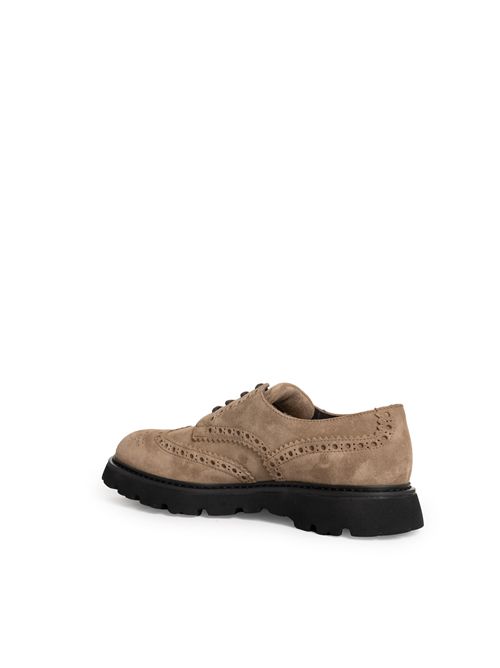 Scarpa stringata Derby Coda di rondine in suede DOUCAL'S | DU3225GOTNUF009NM08