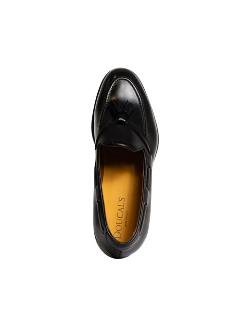 Mocassino con nappine in pelle Nero DOUCAL'S | DU3339ORVNUF007NN00