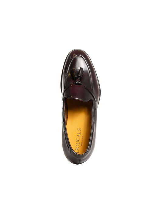 Mocassino con nappine in pelle Burgundy DOUCAL'S | DU3339ORVNUF007TL01
