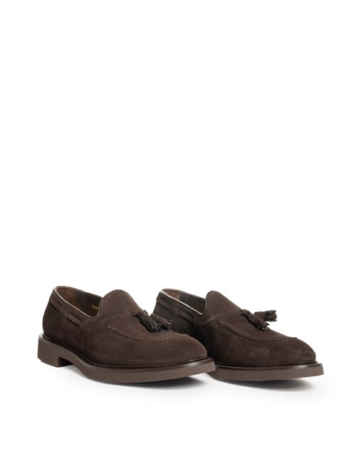 Mocassino con nappine in suede DOUCAL'S | DU3339VEROUF009TM23