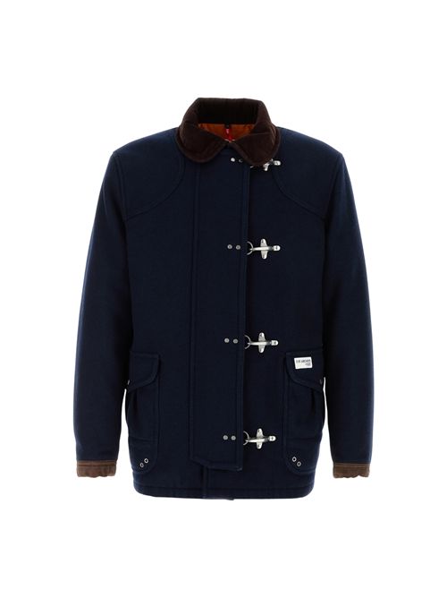 Giubbotto 4 Ganci in panno di Lana Délavé FAY | MAM1351148LXQ1U808